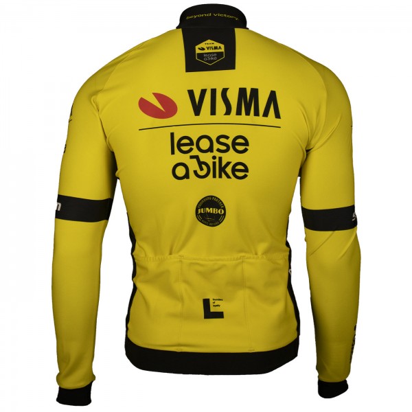 Bekleidung Herren Team Visma Lease a bike 2025 Premiun Polartec jacke Bekleidung Herren Team Visma Lease a bike 2025 Premiun Polartec jacke