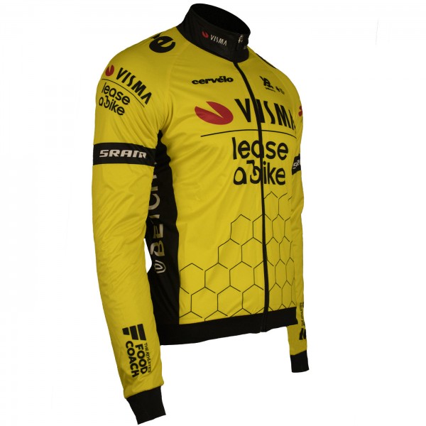 Bekleidung Herren Team Visma Lease a bike 2025 Premiun Polartec jacke Bekleidung Herren Team Visma Lease a bike 2025 Premiun Polartec jacke