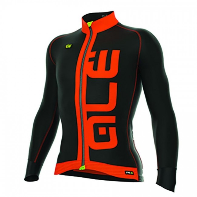 2016 ALE ARCOBALENO Radtrikot Langarm-Schwarz ORANGE FLUO MWGY161 2016 ALE ARCOBALENO Radtrikot Langarm-Schwarz ORANGE FLUO MWGY161