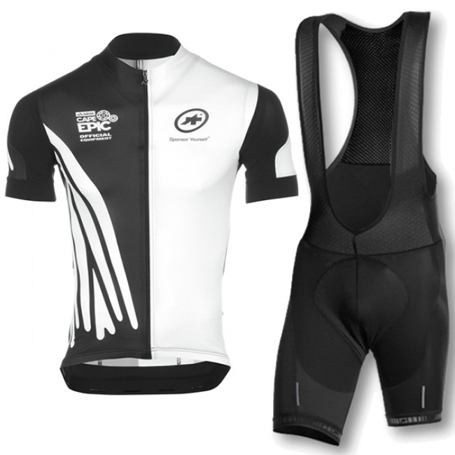 2016 Assos Weiß Schwarz Fahrradbekleidung Radtrikot und Trägerhosen Set GNKG455 2016 Assos Weiß Schwarz Fahrradbekleidung Radtrikot und Trägerhosen Set GNKG455