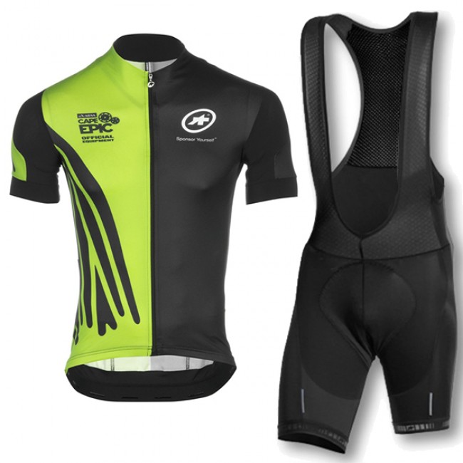 2016 Assos Grün Schwarz Fahrradbekleidung Radtrikot und Trägerhosen Set MTVN839 2016 Assos Grün Schwarz Fahrradbekleidung Radtrikot und Trägerhosen Set MTVN839