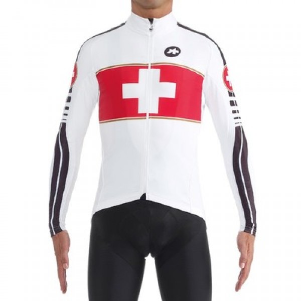 2016 Assos Weiß Fahrradtrikot Langarm NCGI382 2016 Assos Weiß Fahrradtrikot Langarm NCGI382