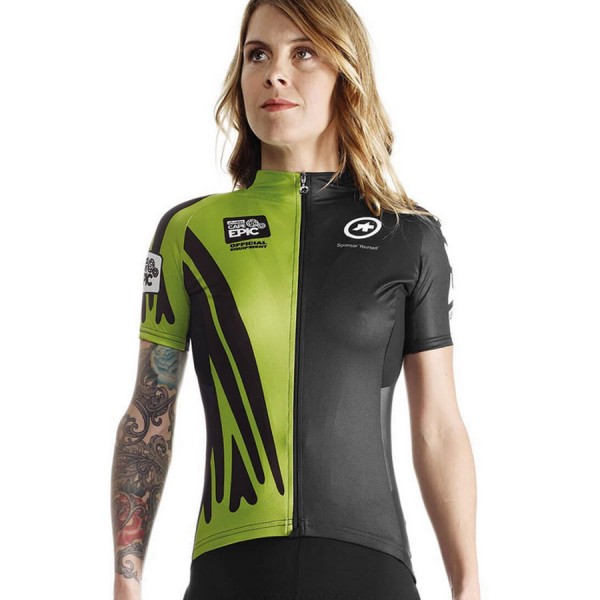 2016 Assos Grün Schwarz Radtrikot Kurzarm Damen UMCW909 2016 Assos Grün Schwarz Radtrikot Kurzarm Damen UMCW909