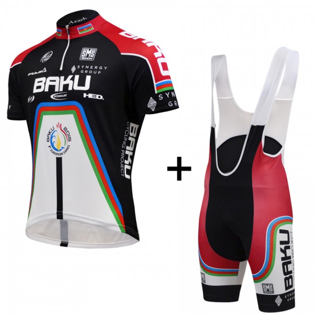 2016 Baku Fahrradbekleidung Satz Fahrradtrikot Kurzarm Trikot und Kurz Trägerhose LASL948 2016 Baku Fahrradbekleidung Satz Fahrradtrikot Kurzarm Trikot und Kurz Trägerhose LASL948
