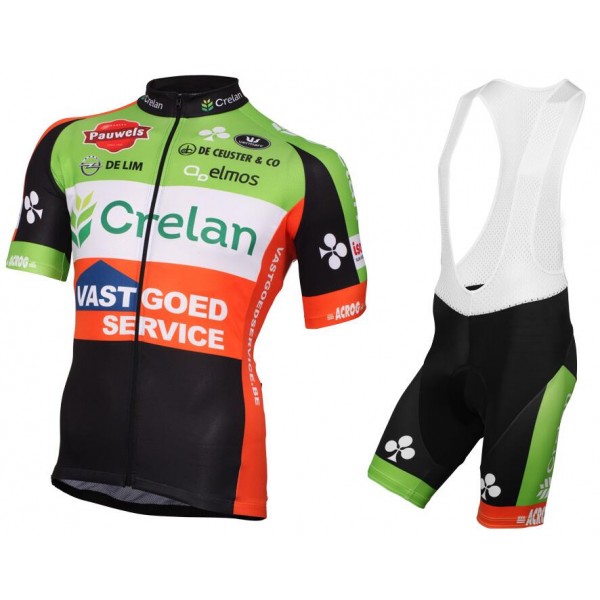 2016 CRELAN -VASTGOEDSERVICE Fahrradbekleidung Satz Fahrradtrikot Kurzarm Trikot und Kurz Trägerhose FIYD169 2016 CRELAN -VASTGOEDSERVICE Fahrradbekleidung Satz Fahrradtrikot Kurzarm Trikot und Kurz Trägerhose FIYD169