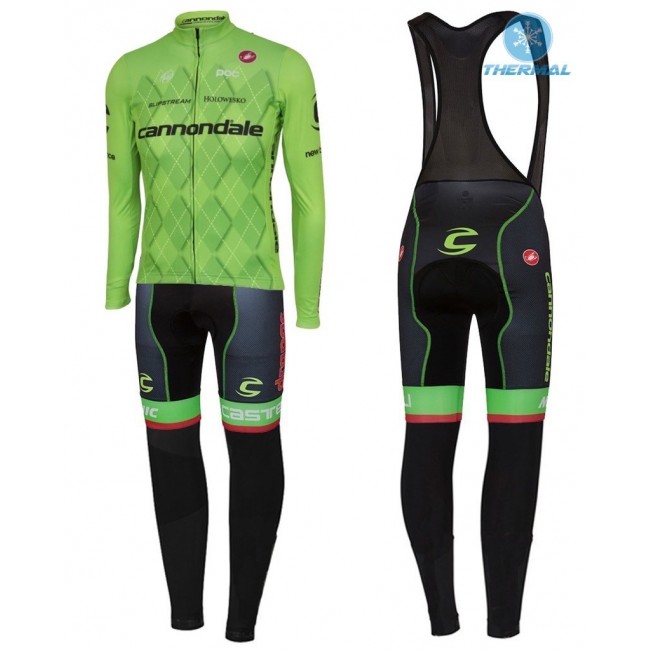 2016 Cannondale Team Grün Pro thermisch Fahrradbekleidung Satz Radtrikot Langarm+Lang Trägerhose JOZQ620 2016 Cannondale Team Grün Pro thermisch Fahrradbekleidung Satz Radtrikot Langarm+Lang Trägerhose JOZQ620
