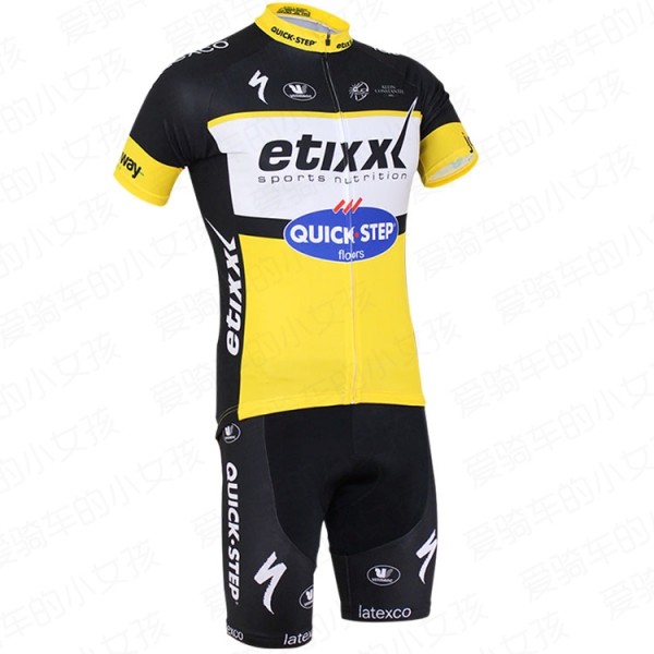 2016 ETIXX-QUICK STEP Radbekleidung Radtrikot Kurzarm und Fahrradhosen Kurz Gelb FLSJ457 2016 ETIXX-QUICK STEP Radbekleidung Radtrikot Kurzarm und Fahrradhosen Kurz Gelb FLSJ457