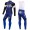 2016 Etixx-Quick Step Blau Fahrradbekleidung Satz Radtrikot Langarm+Lang Trägerhose KSCM687