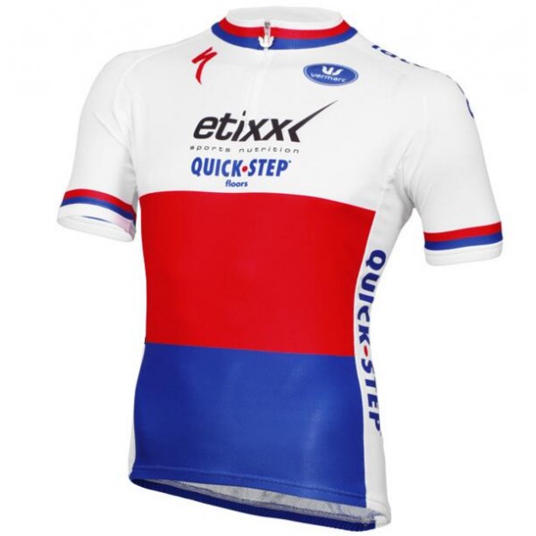 2016 Quick Step Radtrikot Kurzarm Weiß MHUB487 2016 Quick Step Radtrikot Kurzarm Weiß MHUB487
