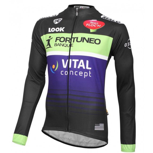 2016 FORTUNEO-VITAL CONCEPT Fahrradtrikot Langarm SAUT673 2016 FORTUNEO-VITAL CONCEPT Fahrradtrikot Langarm SAUT673