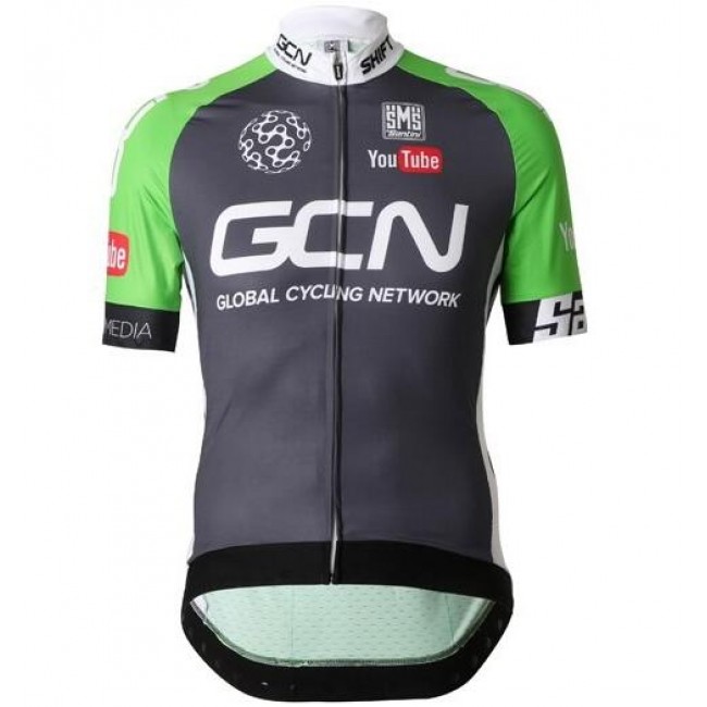 2016 GCN GLOBAL CYCLING NETWORK Radtrikot Kurzarm Grün ONUB293 2016 GCN GLOBAL CYCLING NETWORK Radtrikot Kurzarm Grün ONUB293