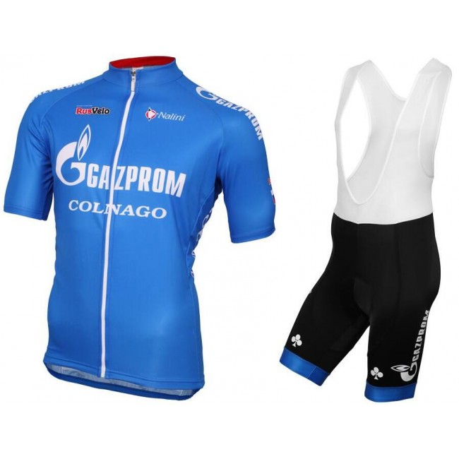2016 Gazprom-Rusvelo Fahrradbekleidung Satz Fahrradtrikot Kurzarm Trikot und Kurz Trägerhose KDNZ449 2016 Gazprom-Rusvelo Fahrradbekleidung Satz Fahrradtrikot Kurzarm Trikot und Kurz Trägerhose KDNZ449