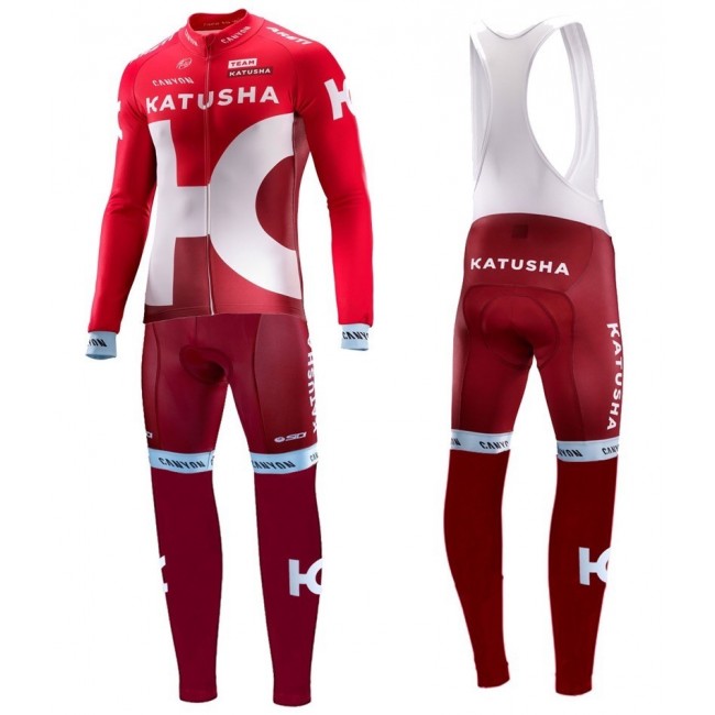 2016 Team Katusha Fahrradbekleidung Satz Radtrikot Langarm+Lang Trägerhose QLYA250 2016 Team Katusha Fahrradbekleidung Satz Radtrikot Langarm+Lang Trägerhose QLYA250