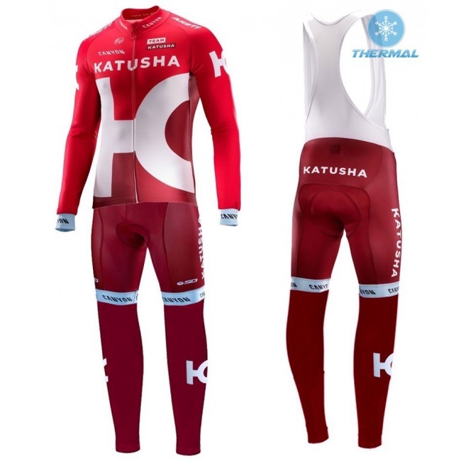 2016 Team Katusha thermisch Fahrradbekleidung Satz Radtrikot Langarm+Lang Trägerhose YPND885 2016 Team Katusha thermisch Fahrradbekleidung Satz Radtrikot Langarm+Lang Trägerhose YPND885