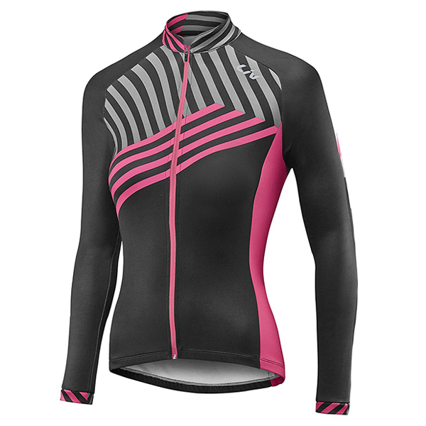 2016 Liv Damen Radtrikot Langarm paars schwarz WTMW676 2016 Liv Damen Radtrikot Langarm paars schwarz WTMW676