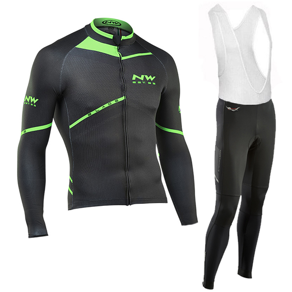 2016 Northwave Grün Schwarz Fahrradbekleidung Langarm Radtrikot und Trägerhosen Set BTNY261 2016 Northwave Grün Schwarz Fahrradbekleidung Langarm Radtrikot und Trägerhosen Set BTNY261