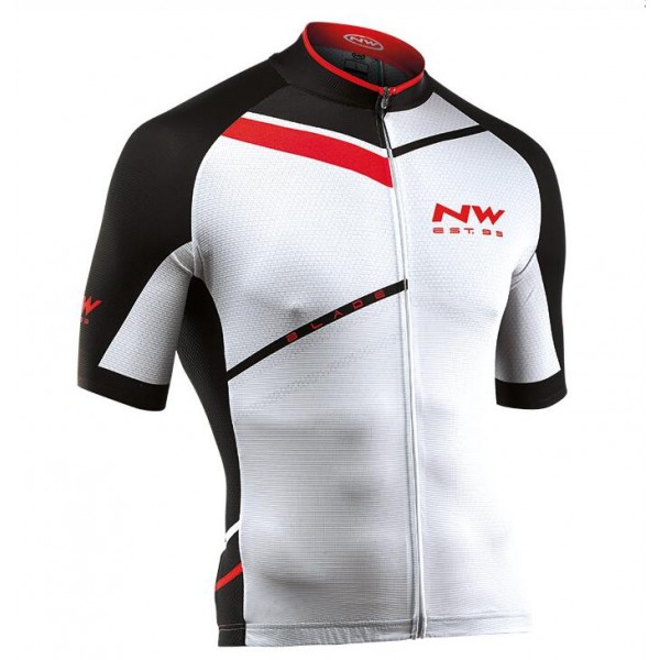 2016 Northwave Weiß schwarz rot Radtrikot Kurzarm KELM610 2016 Northwave Weiß schwarz rot Radtrikot Kurzarm KELM610