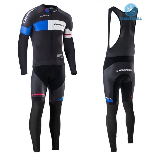 2016 Orbea Team Pro Schwarz-Blau thermisch Fahrradbekleidung Satz Radtrikot Langarm+Lang Trägerhose LBKA615 2016 Orbea Team Pro Schwarz-Blau thermisch Fahrradbekleidung Satz Radtrikot Langarm+Lang Trägerhose LBKA615