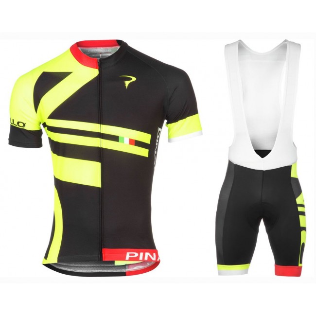 2016 Pinarello Bandiera schwarz-geel Fahrradbekleidung Satz Radtrikot Kurzarm+Kurz Trägerhose RCHB907 2016 Pinarello Bandiera schwarz-geel Fahrradbekleidung Satz Radtrikot Kurzarm+Kurz Trägerhose RCHB907