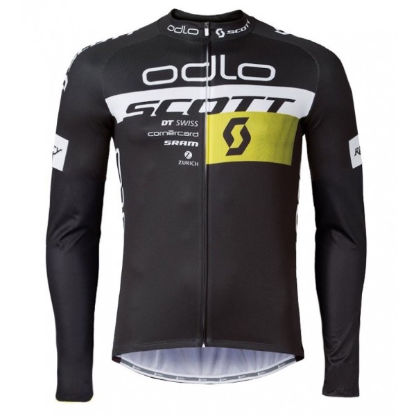 2016 Scott ODLO Team Schwarz Radtrikot Langarm DVOM869 2016 Scott ODLO Team Schwarz Radtrikot Langarm DVOM869