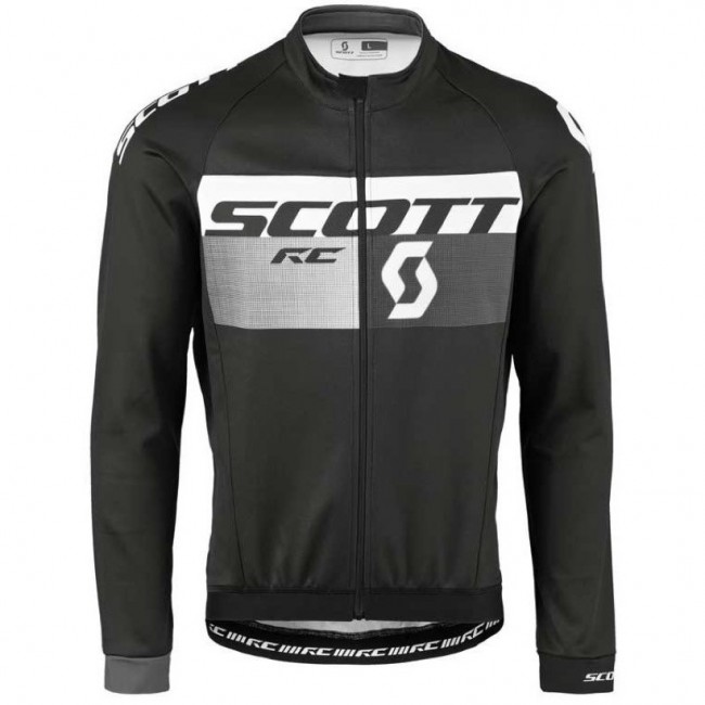 2016 Scott RC Schwarz-Grau Radtrikot Langarm GEYL842 2016 Scott RC Schwarz-Grau Radtrikot Langarm GEYL842
