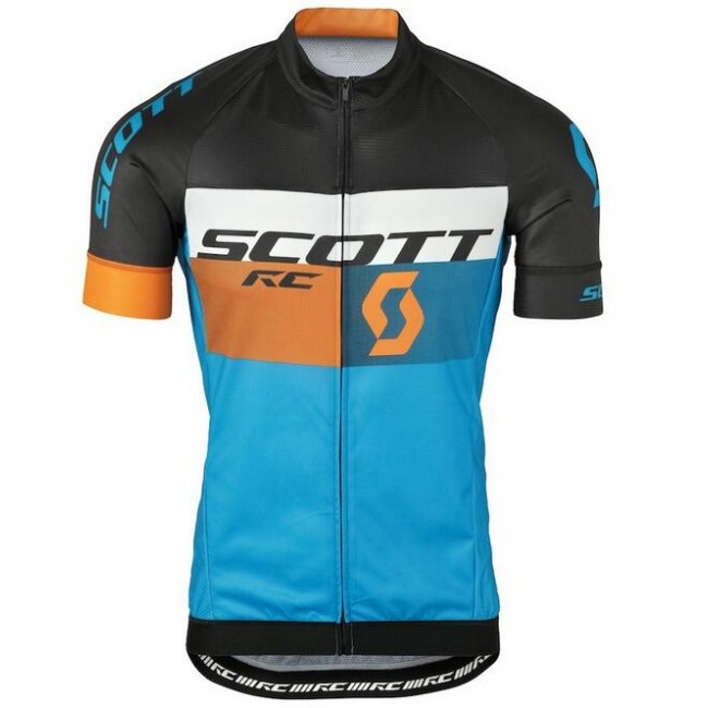 2016 Scott RC schwarz gelb blau Radtrikot Kurzarm KRHC489 2016 Scott RC schwarz gelb blau Radtrikot Kurzarm KRHC489