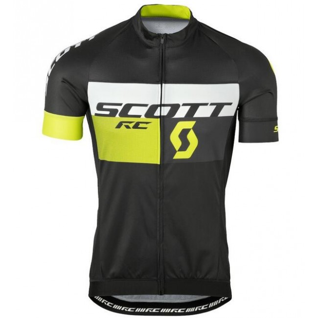2016 Scott RC schwarz gelb Radtrikot Kurzarm TOWF316 2016 Scott RC schwarz gelb Radtrikot Kurzarm TOWF316