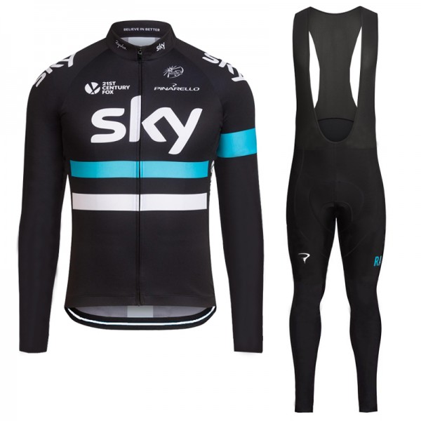 2016 Sky Fahrradbekleidung Radtrikot Satz Langarm und Lange Trägerhose TTCI599 2016 Sky Fahrradbekleidung Radtrikot Satz Langarm und Lange Trägerhose TTCI599