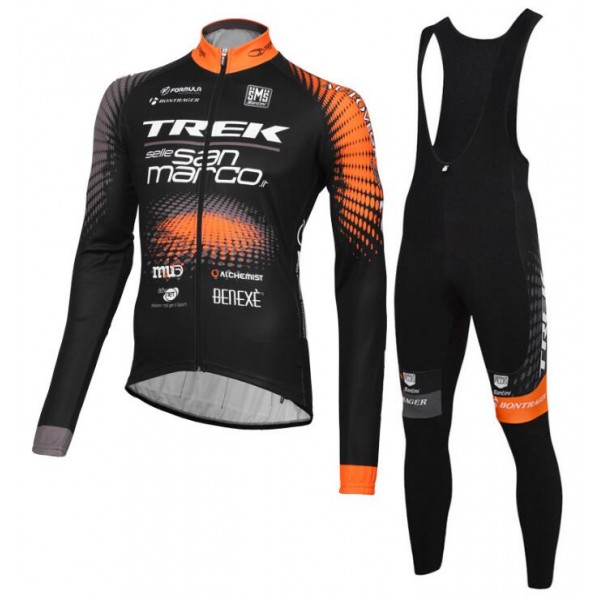 2016 Trek Selle San Marco Fahrradbekleidung Radtrikot Satz Langarm und Lange Trägerhose AOOW763 2016 Trek Selle San Marco Fahrradbekleidung Radtrikot Satz Langarm und Lange Trägerhose AOOW763