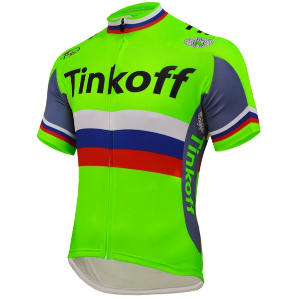 2016 Tinkoff Saxo Bank Radtrikot Kurzarm Grün IYUV619 2016 Tinkoff Saxo Bank Radtrikot Kurzarm Grün IYUV619