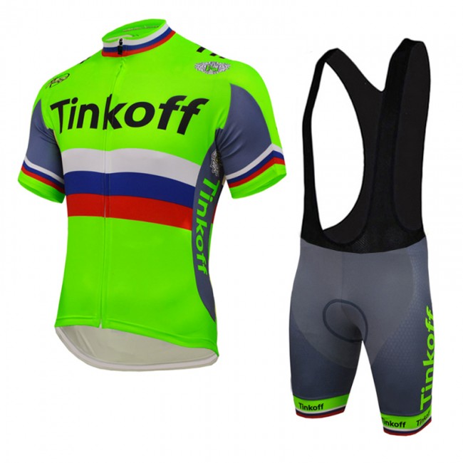 2016 Tinkoff Saxo Bank russo Fluo Green Fahrradbekleidung Satz Fahrradtrikot Kurzarm Trikot und Kurz Trägerhose PVZR570 2016 Tinkoff Saxo Bank russo Fluo Green Fahrradbekleidung Satz Fahrradtrikot Kurzarm Trikot und Kurz Trägerhose PVZR570