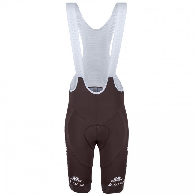 2017 AG2R La Mondiale Kurz Trägerhose Braun 444DBKV 2017 AG2R La Mondiale Kurz Trägerhose Braun 444DBKV