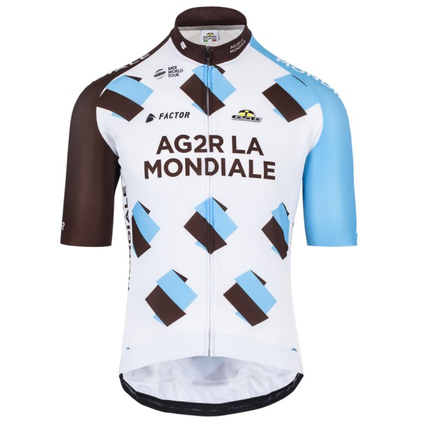 2017 AG2R La Mondiale Weiß Radtrikot Kurzarm 884CFLX 2017 AG2R La Mondiale Weiß Radtrikot Kurzarm 884CFLX