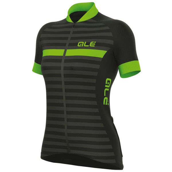 2017 Damen Ale Excel Riviera Radtrikot Kurzarm Schwarz Grün 174RLWP 2017 Damen Ale Excel Riviera Radtrikot Kurzarm Schwarz Grün 174RLWP