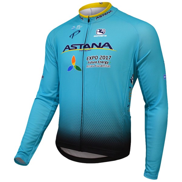 Astana Pro 2017 Radtrikot Langarm 513DKPO Astana Pro 2017 Radtrikot Langarm 513DKPO