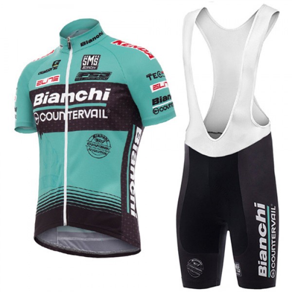 2017 Bianchi Countervail Fahrradbekleidung Satz Radtrikot Kurzarm+Kurz Trägerhose 849USCQ 2017 Bianchi Countervail Fahrradbekleidung Satz Radtrikot Kurzarm+Kurz Trägerhose 849USCQ