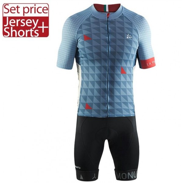 CRAFT MONUMENTS La Primavera 2017 Fahrradbekleidung Satz Radtrikot Kurzarm+Kurz Trägerhose 138OLYL CRAFT MONUMENTS La Primavera 2017 Fahrradbekleidung Satz Radtrikot Kurzarm+Kurz Trägerhose 138OLYL