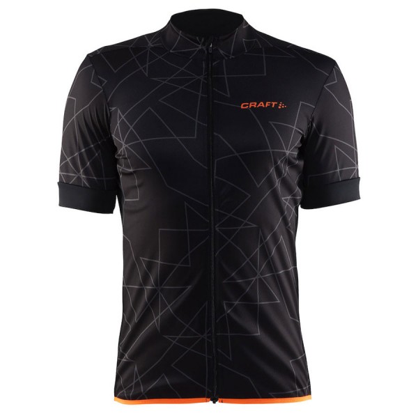 Craft Reel Graphic Axeon 2017 Radtrikot Kurzarm Schwarz Orange 564HAAJ Craft Reel Graphic Axeon 2017 Radtrikot Kurzarm Schwarz Orange 564HAAJ