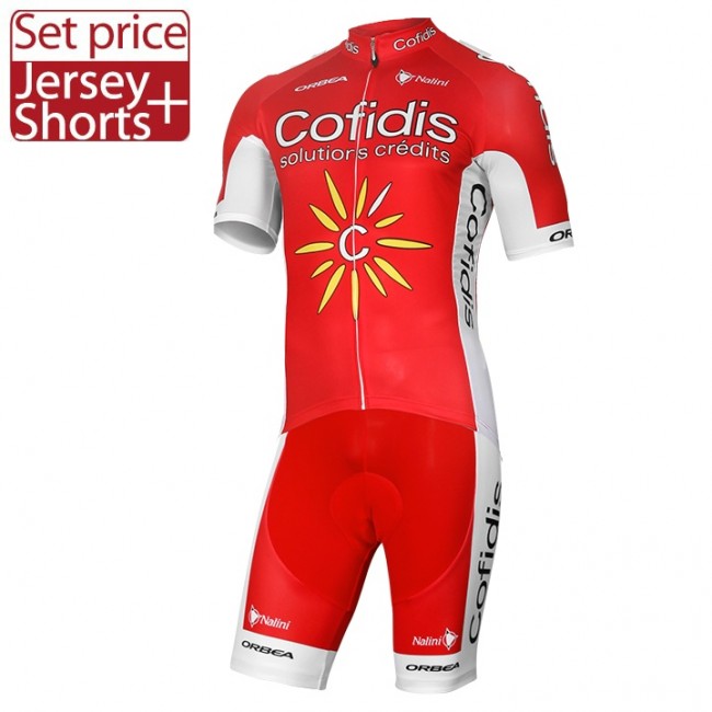 2017 Cofidis Fahrradbekleidung Satz Radtrikot Kurzarm+Kurz Radhose 464PRDM 2017 Cofidis Fahrradbekleidung Satz Radtrikot Kurzarm+Kurz Radhose 464PRDM