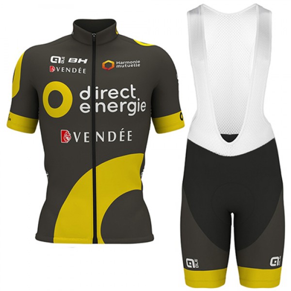 2017 Direct Energie Fahrradbekleidung Satz Radtrikot Kurzarm+Kurz Trägerhose 182JMRP 2017 Direct Energie Fahrradbekleidung Satz Radtrikot Kurzarm+Kurz Trägerhose 182JMRP