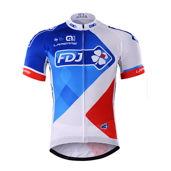2017 FDJ Proteam Radtrikot Kurzarm 505FZHV 2017 FDJ Proteam Radtrikot Kurzarm 505FZHV