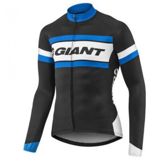 2017 Giant Blau Schwarz Radtrikot Langarm 171AWFM 2017 Giant Blau Schwarz Radtrikot Langarm 171AWFM
