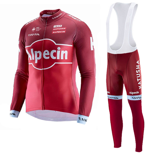2017 KATUSHA Alpecin Fahrradbekleidung Satz Radtrikot Langarm+Lang Trägerhose 518YIOP 2017 KATUSHA Alpecin Fahrradbekleidung Satz Radtrikot Langarm+Lang Trägerhose 518YIOP