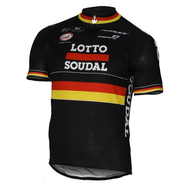 2017 LOTTO SOUDAL Germany Schwarz Radtrikot Kurzarm 910ZGUB 2017 LOTTO SOUDAL Germany Schwarz Radtrikot Kurzarm 910ZGUB