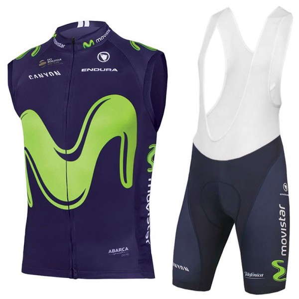 2017 Movistar ärmelloses Trikot+Kurz Tr 778LPFV 2017 Movistar ärmelloses Trikot+Kurz Tr 778LPFV