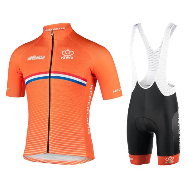 2017 neerlandais National Team Fahrradbekleidung Satz Radtrikot Kurzarm+Kurz Trägerhose 512INQF 2017 neerlandais National Team Fahrradbekleidung Satz Radtrikot Kurzarm+Kurz Trägerhose 512INQF
