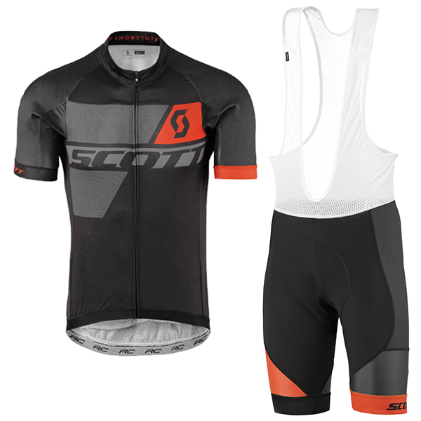 2017 Scott Schwarz Rot Fahrradbekleidung Satz Radtrikot Kurzarm+Kurz Trägerhose 343DNLC 2017 Scott Schwarz Rot Fahrradbekleidung Satz Radtrikot Kurzarm+Kurz Trägerhose 343DNLC
