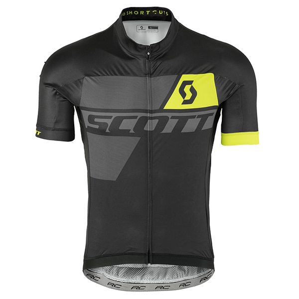 2017 Scott Schwarz Gelb Radtrikot Kurzarm 344TRKY 2017 Scott Schwarz Gelb Radtrikot Kurzarm 344TRKY