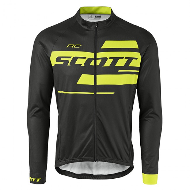 2017 Scott Rc Schwarz-Gelb Radtrikot Langarm 380QURQ 2017 Scott Rc Schwarz-Gelb Radtrikot Langarm 380QURQ