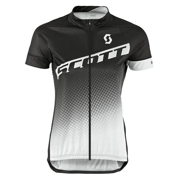 2017 Scott Damen Schwarz Weiß Radtrikot Kurzarm 399JYVU 2017 Scott Damen Schwarz Weiß Radtrikot Kurzarm 399JYVU
